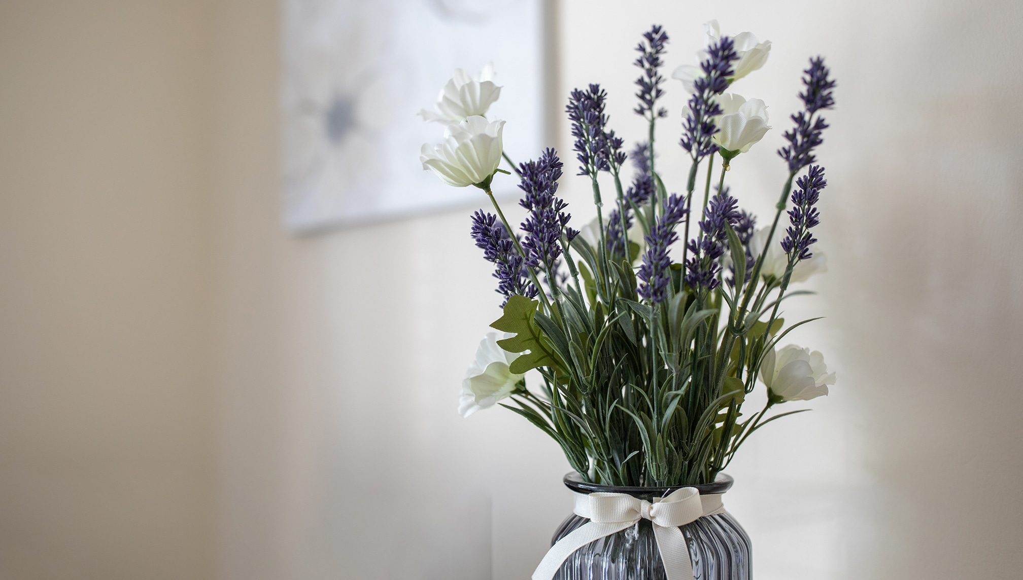 lavender in vase